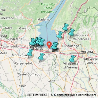 Mappa Via Miralago, 37019 Peschiera del Garda VR, Italia (9.75333)