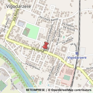 Mappa Via Giacomo Matteotti,  1, 35010 Vigodarzere, Padova (Veneto)