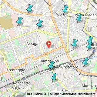 Mappa Via Pietro Redaelli, 20146 Milano MI, Italia (1.46083)