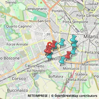 Mappa Via Pietro Redaelli, 20146 Milano MI, Italia (1.16417)