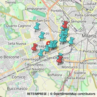 Mappa Via Pietro Redaelli, 20146 Milano MI, Italia (1.28056)