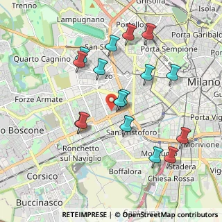 Mappa Via Pietro Redaelli, 20146 Milano MI, Italia (1.91125)