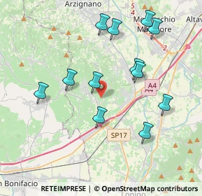 Mappa Località Monte Sorio, 36054 Montebello vicentino VI, Italia (3.91917)