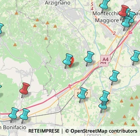 Mappa Località Monte Sorio, 36053 Gambellara VI, Italia (6.6735)