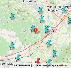Mappa Località Monte Sorio, 36053 Gambellara VI, Italia (5.913)