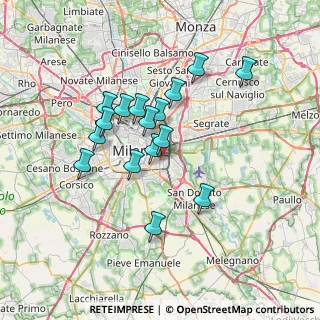 Mappa Via Abetone, 20137 Milano MI, Italia (5.9325)