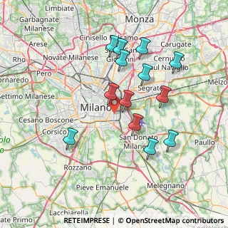 Mappa Via Abetone, 20137 Milano MI, Italia (6.91231)