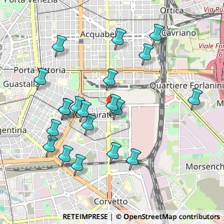 Mappa Via Abetone, 20137 Milano MI, Italia (1.04)