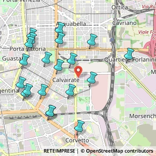 Mappa Via Abetone, 20137 Milano MI, Italia (1.218)