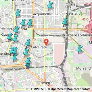 Mappa Via Abetone, 20137 Milano MI, Italia (1.46313)