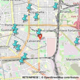 Mappa Via Abetone, 20137 Milano MI, Italia (1.3975)