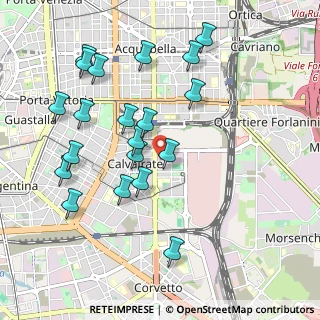 Mappa Via Abetone, 20137 Milano MI, Italia (1.0345)