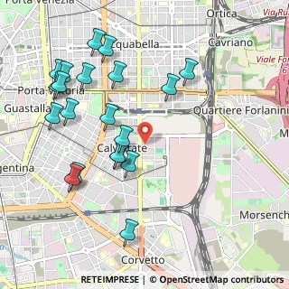 Mappa Via Abetone, 20137 Milano MI, Italia (1.1215)