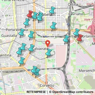 Mappa Via Abetone, 20137 Milano MI, Italia (1.215)