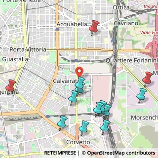 Mappa Via Abetone, 20137 Milano MI, Italia (1.28462)