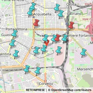 Mappa Via Abetone, 20137 Milano MI, Italia (1.118)