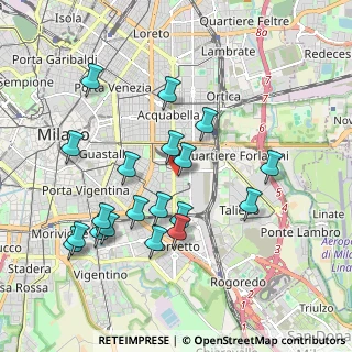 Mappa Via Abetone, 20137 Milano MI, Italia (1.93368)