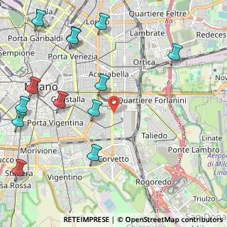 Mappa Via Abetone, 20137 Milano MI, Italia (2.85231)