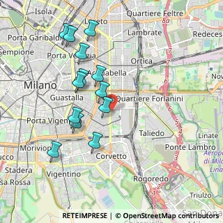Mappa Via Abetone, 20137 Milano MI, Italia (1.89923)