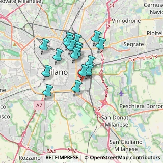 Mappa Via Abetone, 20137 Milano MI, Italia (2.84941)