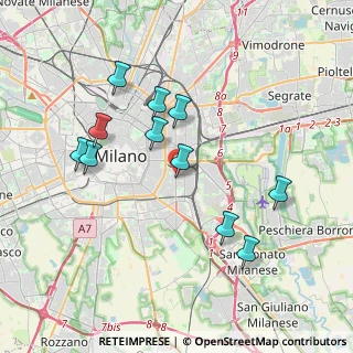 Mappa Via Abetone, 20137 Milano MI, Italia (3.66182)