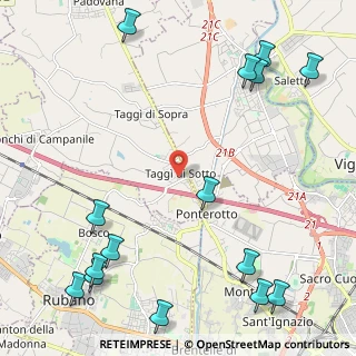 Mappa Via Chiesa, 35010 Villafranca Padovana PD, Italia (3.16933)