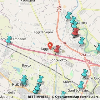 Mappa Via Chiesa, 35010 Villafranca Padovana PD, Italia (3.331)