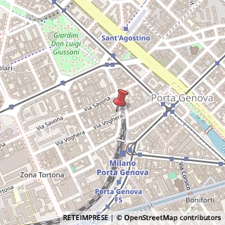 Mappa Via Tortona, 4, 20144 Milano, Milano (Lombardia)