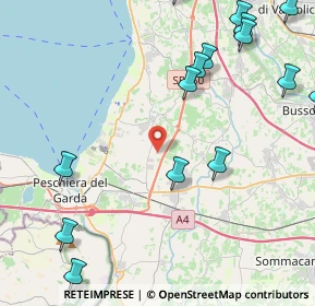 Mappa Strada della Praia, 37017 Lazise VR, Italia (6.4885)