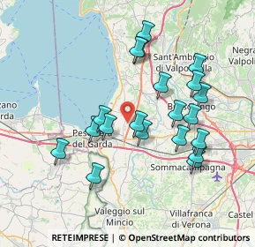 Mappa Strada della Praia, 37017 Lazise VR, Italia (7.0365)