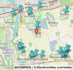 Mappa Via Caduti di Nassiriya, 20068 Peschiera Borromeo MI, Italia (2.8615)