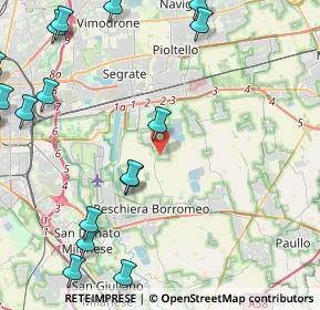 Mappa Via Caduti di Nassiriya, 20068 Peschiera Borromeo MI, Italia (6.5825)