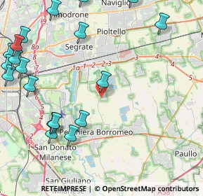 Mappa Via Caduti di Nassiriya, 20068 Peschiera Borromeo MI, Italia (5.975)