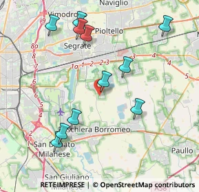 Mappa Via Caduti di Nassiriya, 20068 Peschiera Borromeo MI, Italia (4.24818)