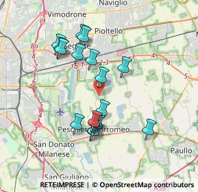 Mappa Via Caduti di Nassiriya, 20068 Peschiera Borromeo MI, Italia (3.31176)