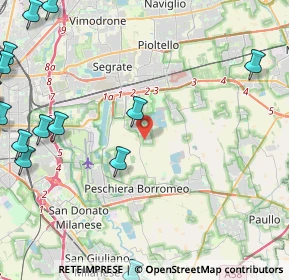 Mappa Via Caduti di Nassiriya, 20068 Peschiera Borromeo MI, Italia (7.33)