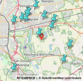 Mappa Via Caduti di Nassiriya, 20068 Peschiera Borromeo MI, Italia (4.80462)