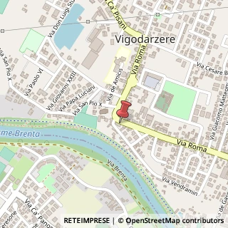 Mappa Via Roma, 133, 35010 Vigodarzere, Padova (Veneto)