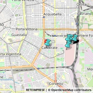 Mappa Via Baldassare Oltrocchi, 20137 Milano MI, Italia (1.09737)