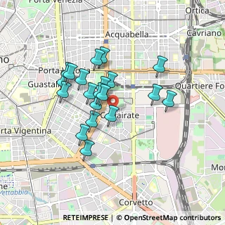 Mappa Via Baldassare Oltrocchi, 20137 Milano MI, Italia (0.7285)