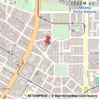 Mappa Via Baldassare Oltrocchi, 5, 20137 Milano, Milano (Lombardia)