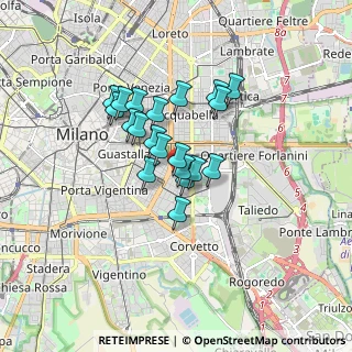 Mappa Via Baldassare Oltrocchi, 20137 Milano MI, Italia (1.2215)