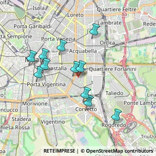 Mappa Via Baldassare Oltrocchi, 20137 Milano MI, Italia (1.80909)