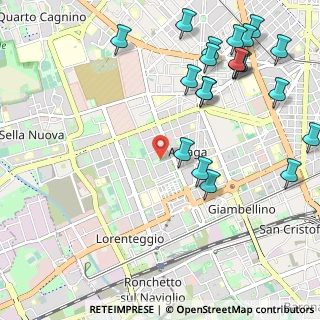 Mappa Via degli Anemoni, 20147 Milano MI, Italia (1.3645)