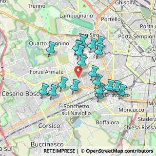 Mappa Via degli Anemoni, 20147 Milano MI, Italia (1.516)