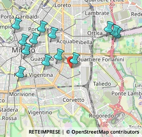 Mappa 20137 Milano MI, Italia (2.25538)