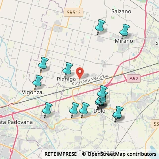 Mappa Via Accoppè, 30030 Pianiga VE, Italia (4.41063)