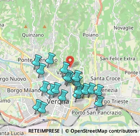 Mappa Via Marsala, 37128 Verona VR, Italia (1.8685)