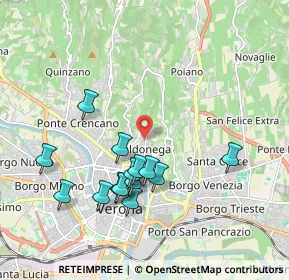 Mappa Via Marsala, 37128 Verona VR, Italia (1.87286)