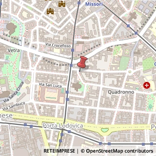 Mappa Via Giuseppe Vigoni, 3, 20122 Milano, Milano (Lombardia)
